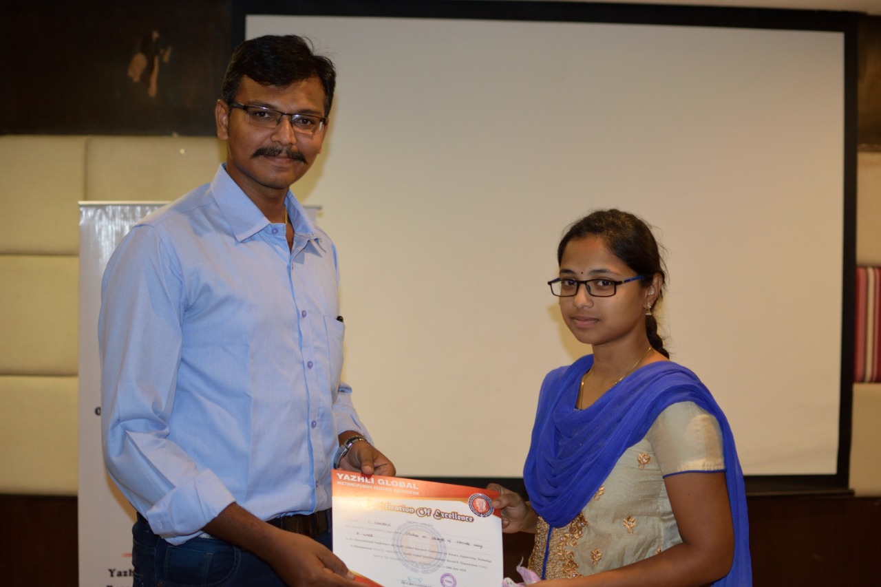 Yazhli Global Research Conference on Science, Engineering, Technology & Management (YGRC19) - Students Paper Presentation