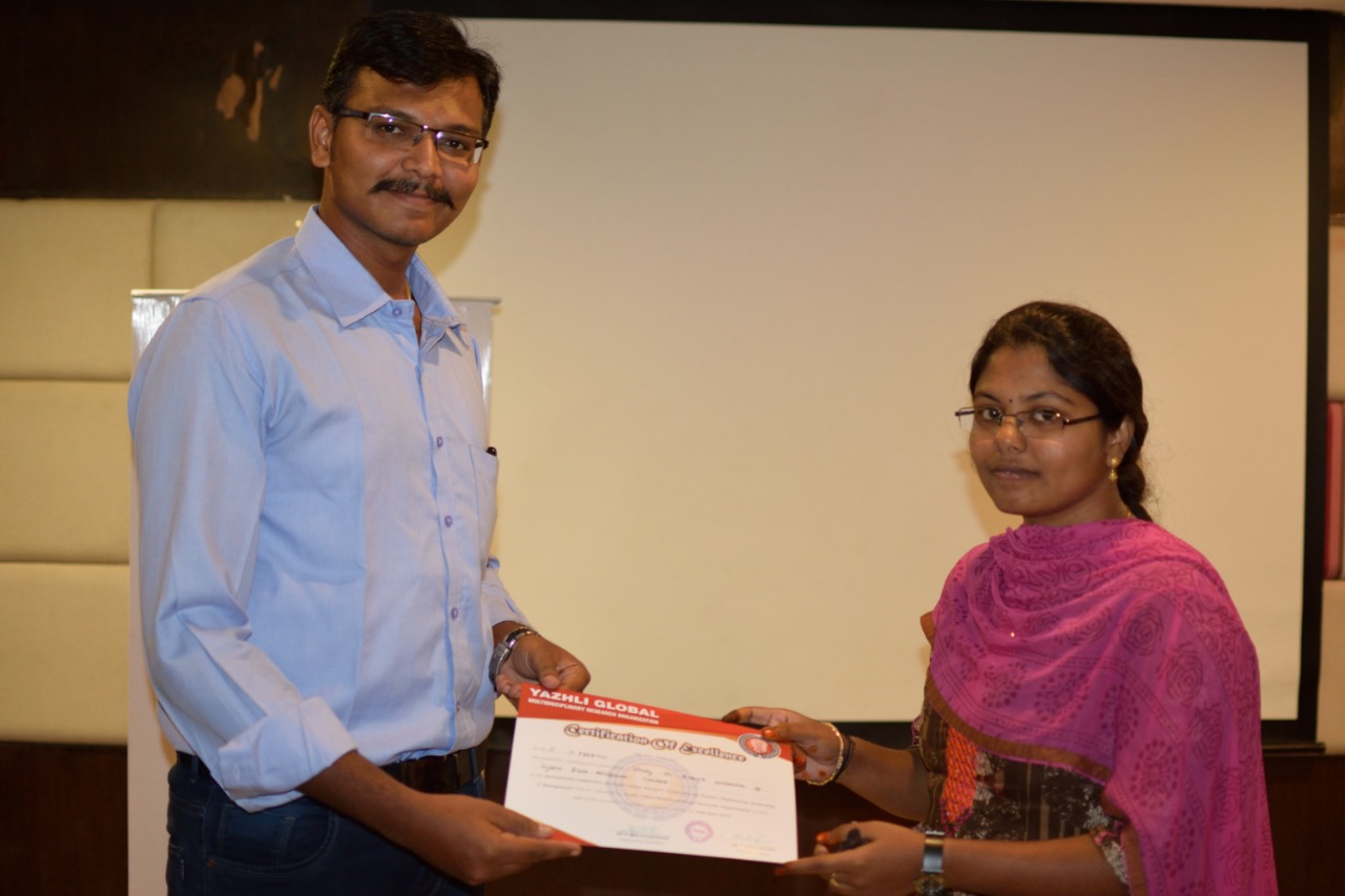 Yazhli Global Research Conference on Science, Engineering, Technology & Management (YGRC19) - Students Paper Presentation