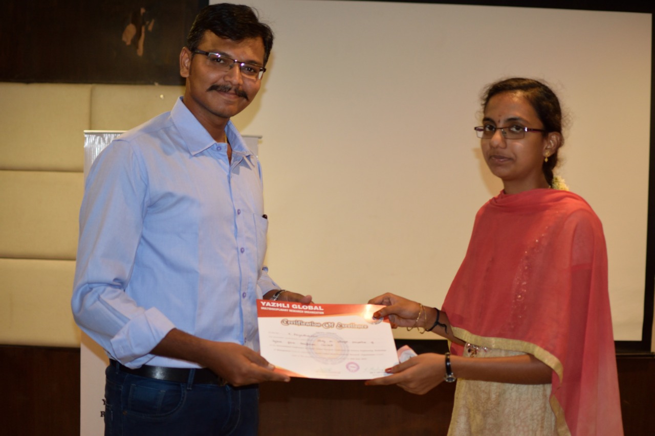 Yazhli Global Research Conference on Science, Engineering, Technology & Management (YGRC19) - Students Paper Presentation