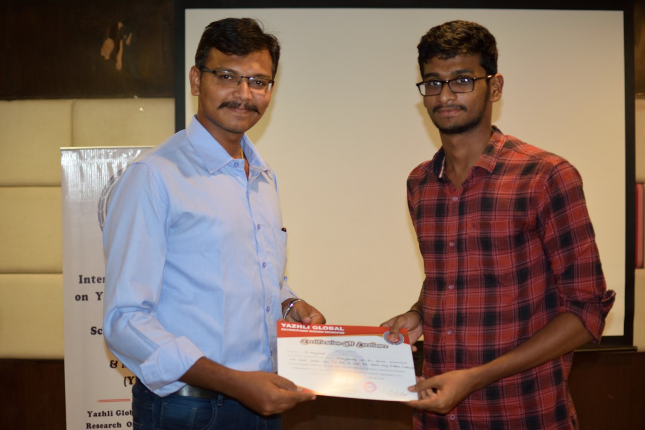 Yazhli Global Research Conference on Science, Engineering, Technology & Management (YGRC19) - Students Paper Presentation